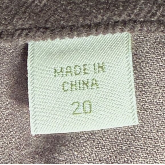 Coldwater Creek Chocolate Brown Corduroy Bootcut Pants Women’s Size 20 - Picture 6 of 8